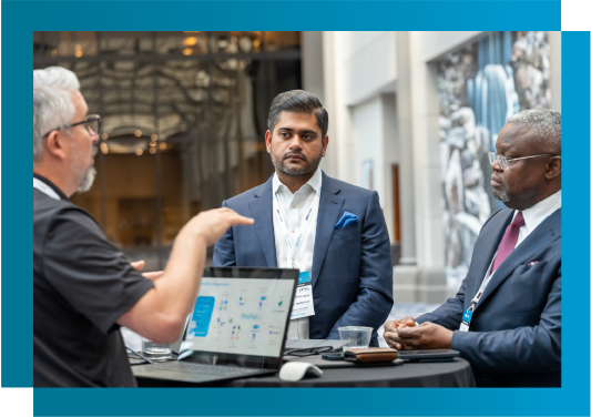 Audience engagement during AI technology forum, Participant contributing to oil and gas innovation panel, Live Q&A session at industrial digitalization conference